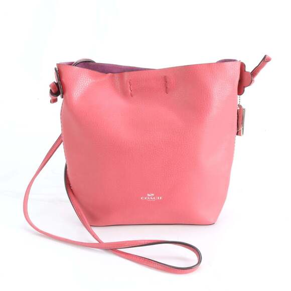 OTHERS Handbags - Coach F58661 Leather Shoulder Bag Crossbody Pink Women's